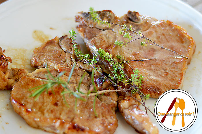 Cote De Veau Grillee Aux Herbes Que Manger Ce Soir