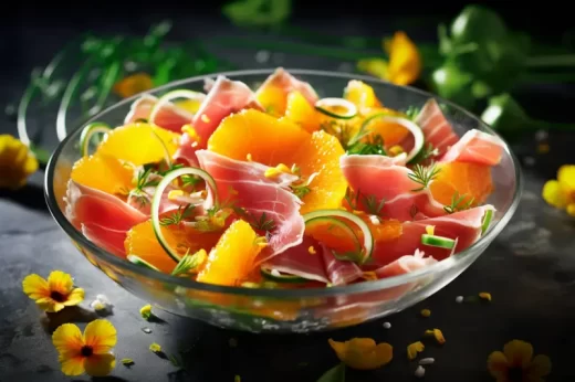 Recette salade de melon et magret fumé