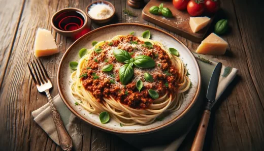 Recette rapide de spaghetti à la bolognaise
