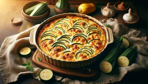 Recette du Gratin de Courgettes et Chèvre Doux