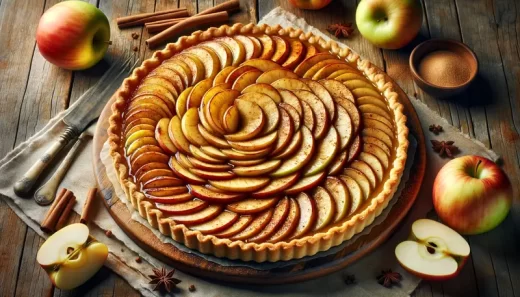 Recette facile de tarte aux pommes