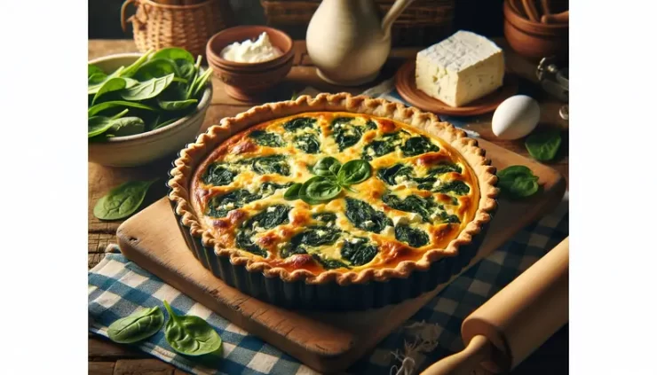 Recette quiche aux épinards et chèvre